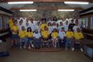 This is a picture of all the staff, both summer and year-round, of Camp Bethel. I won't name them all lol.