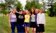 These are me and some of my friends from school. From left to right we are:Jenn D., Yire, Hollyn, Shannon, Diana, Leigh Ann, and me.
